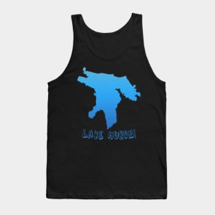 Lake Huron Great Lakes Outline Tank Top